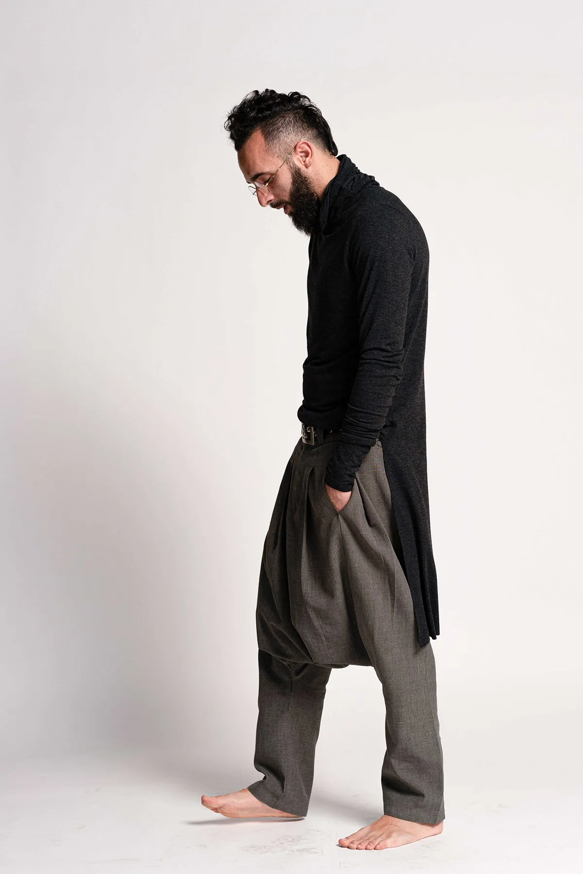 Dark Gray Turtleneck for Men