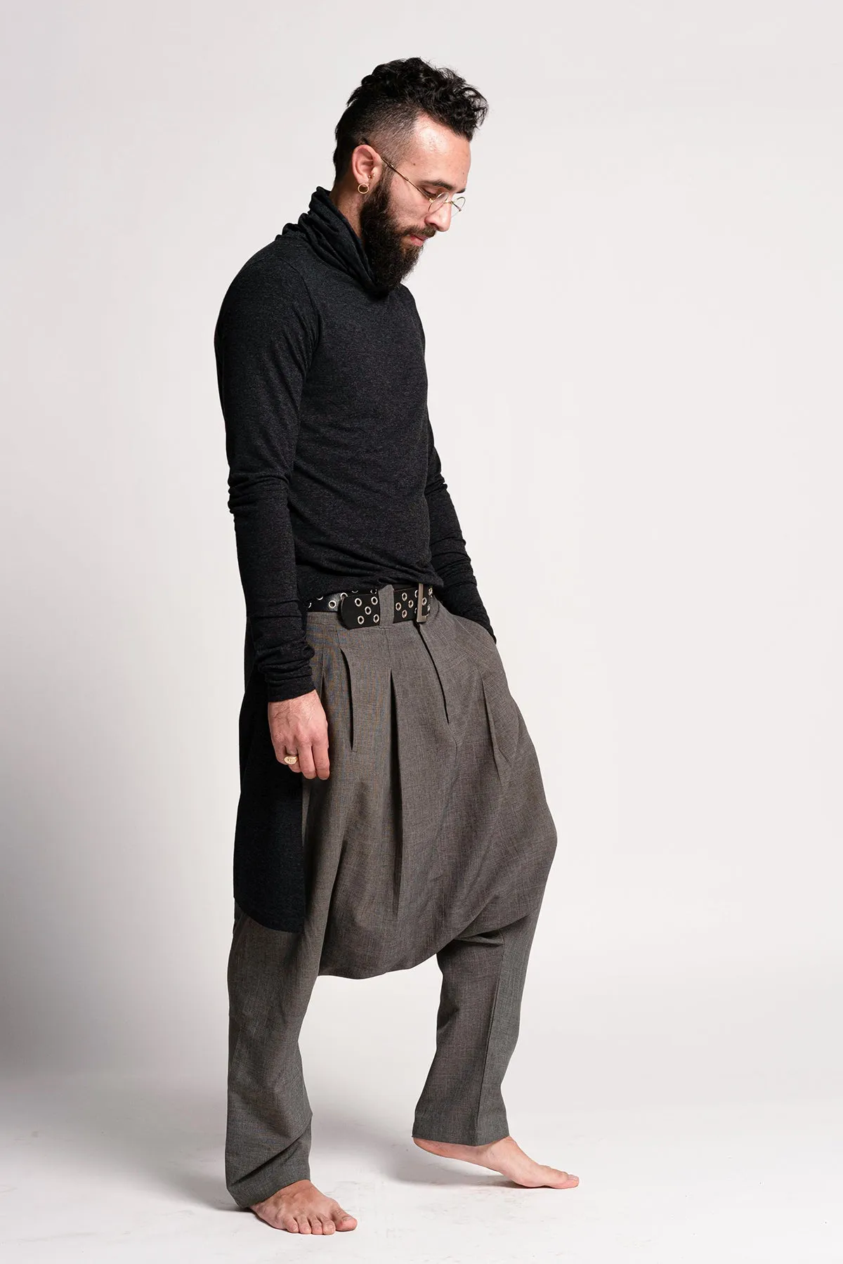 Dark Gray Turtleneck for Men