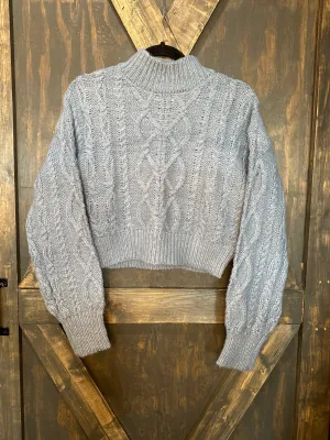 Double Zero Gray Blue Sweater