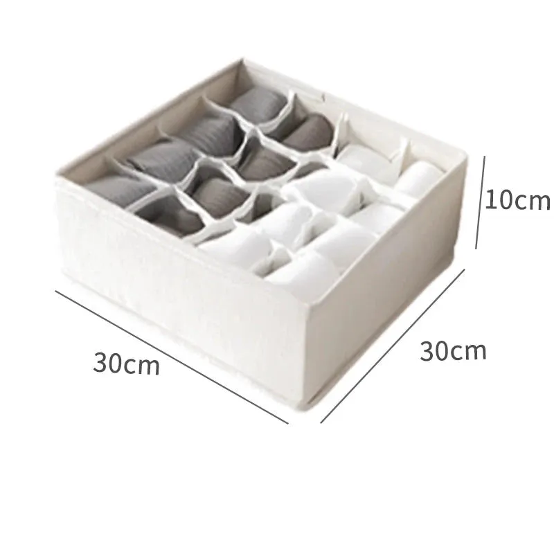 Elegant Cotton and Linen Storage Organizer