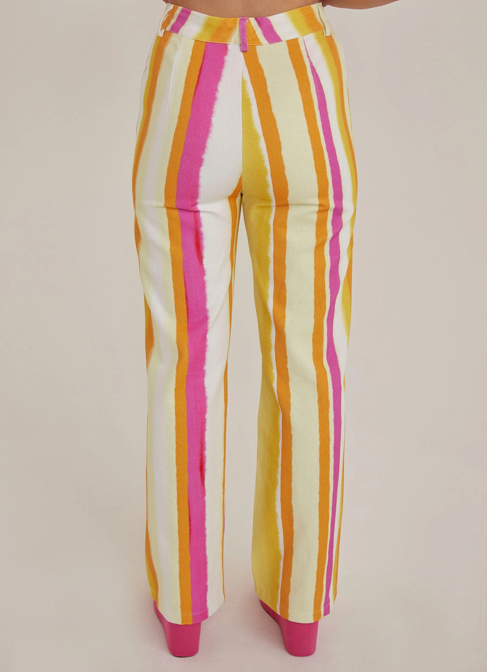 Estate Pants - Sunset Stripe