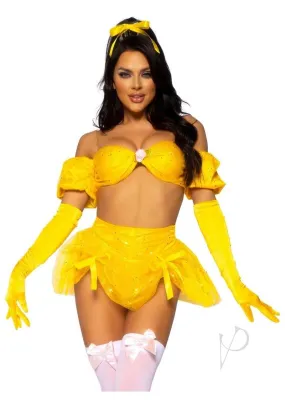 Fairytale Beauty 4pc Sm Yellow