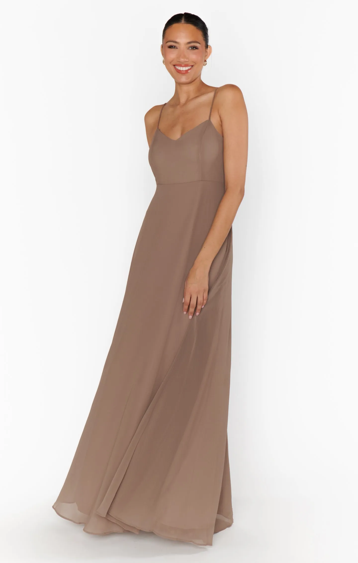 Faith Maxi Dress ~ Dune Chiffon