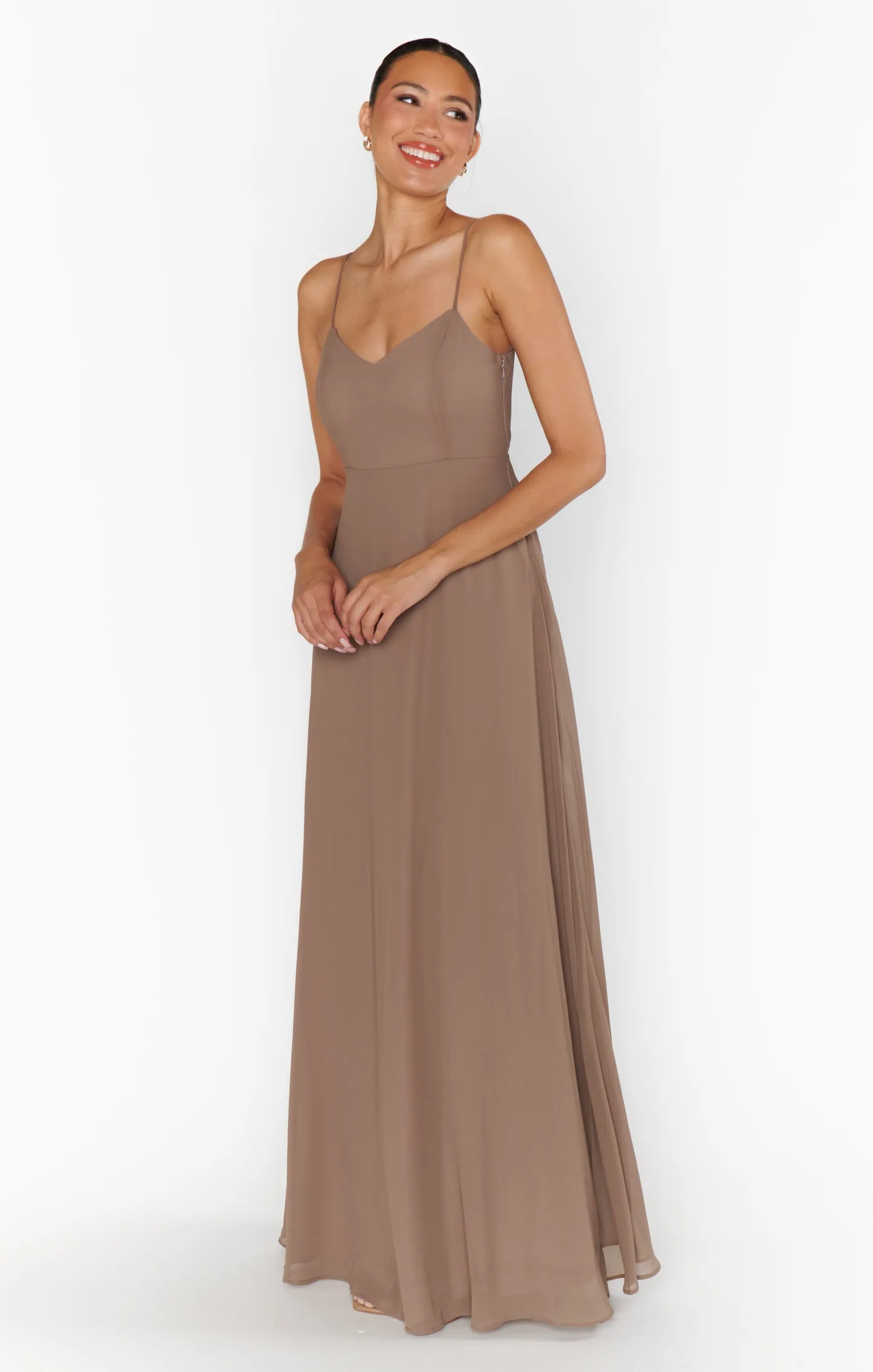 Faith Maxi Dress ~ Dune Chiffon