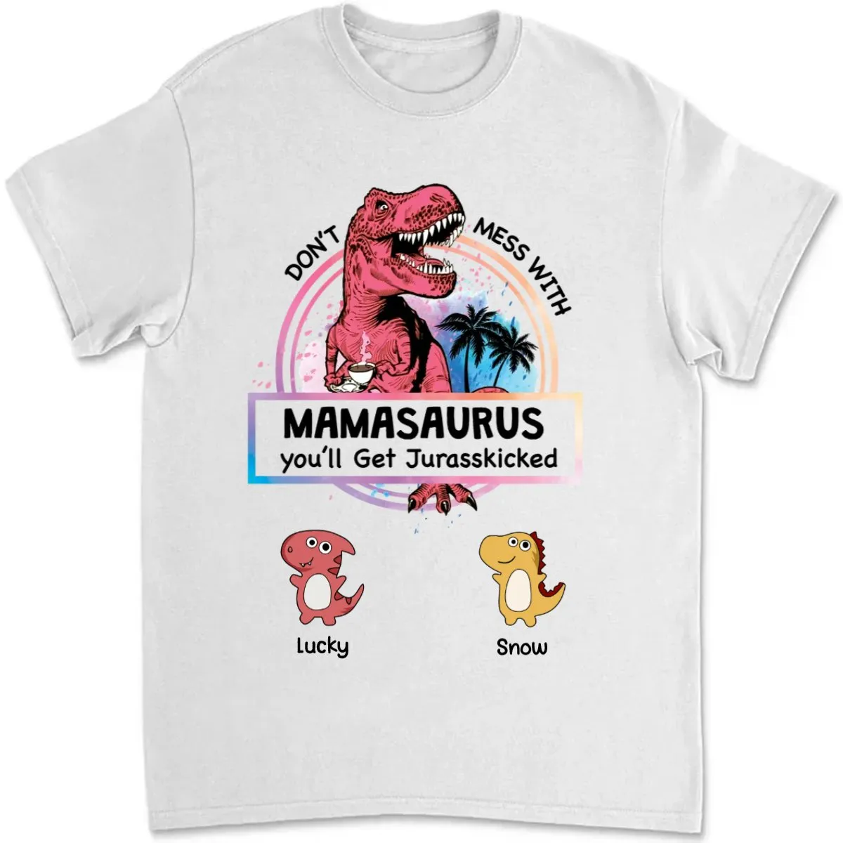 Family - Don't Mess With Grandmasaurus - Personalized T-Shirt