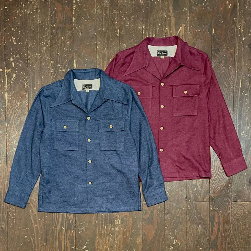 Flannel 2 Flap Work Open Shirt