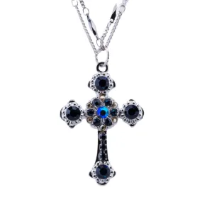 Flat Cross Pendant in "Fairytale" *Custom*