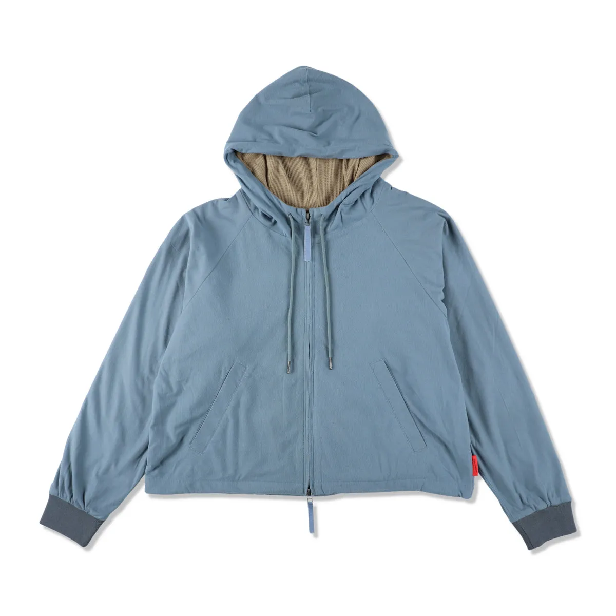 FLEECE ZIP UP HOODED SHIRT