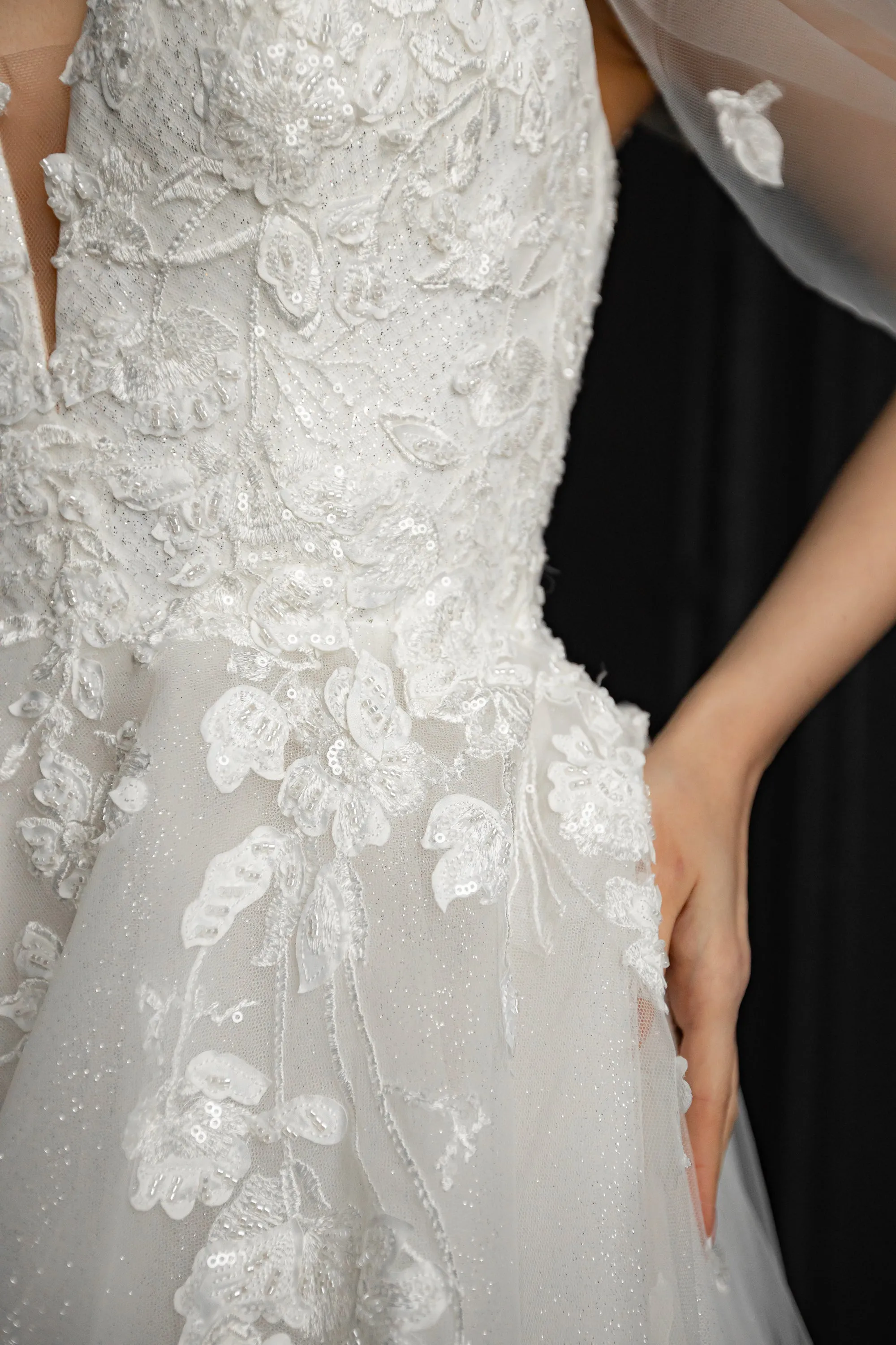 Floral Lace Wedding Dress Altsoba