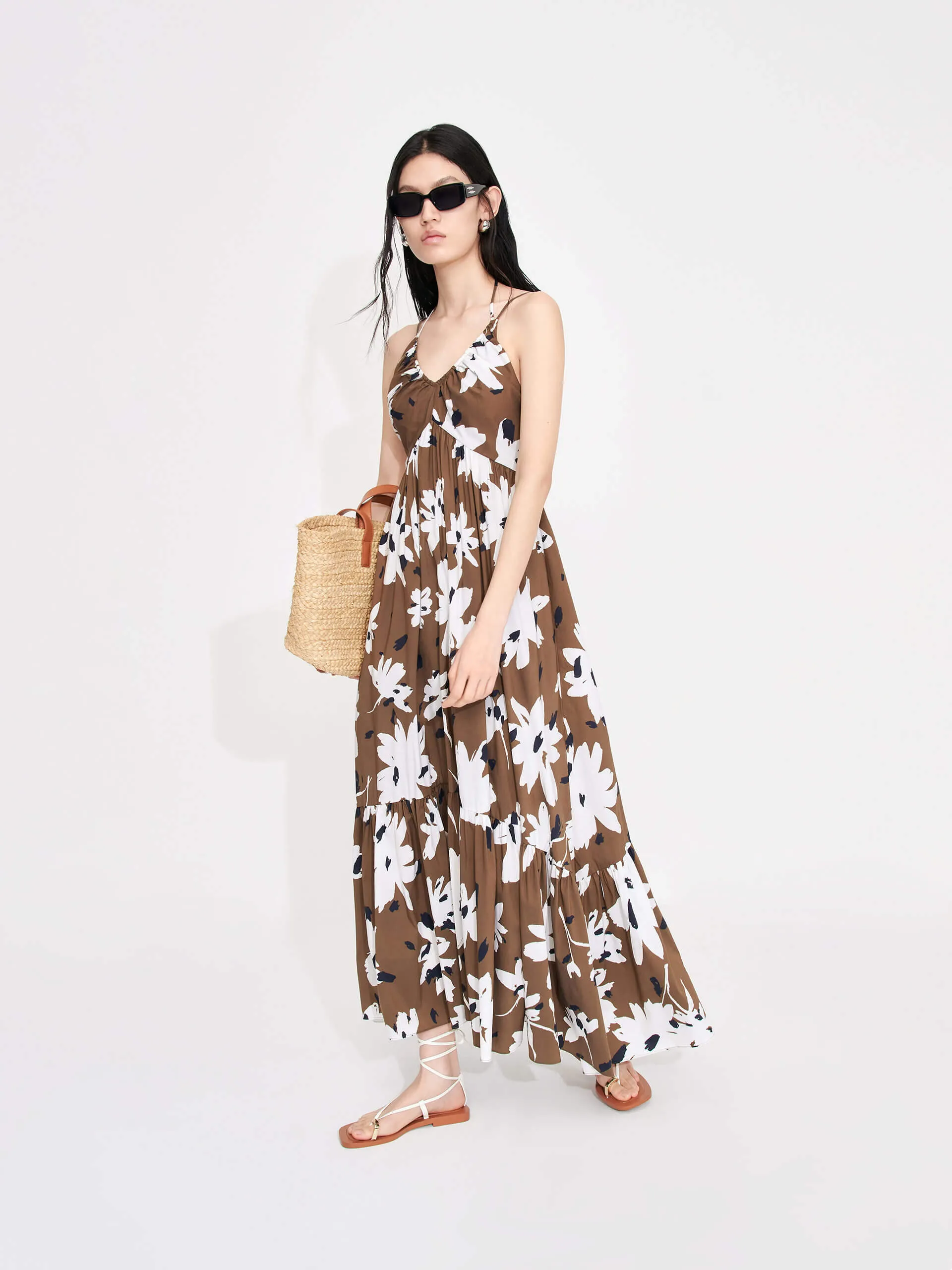 Floral Print Maxi Dress