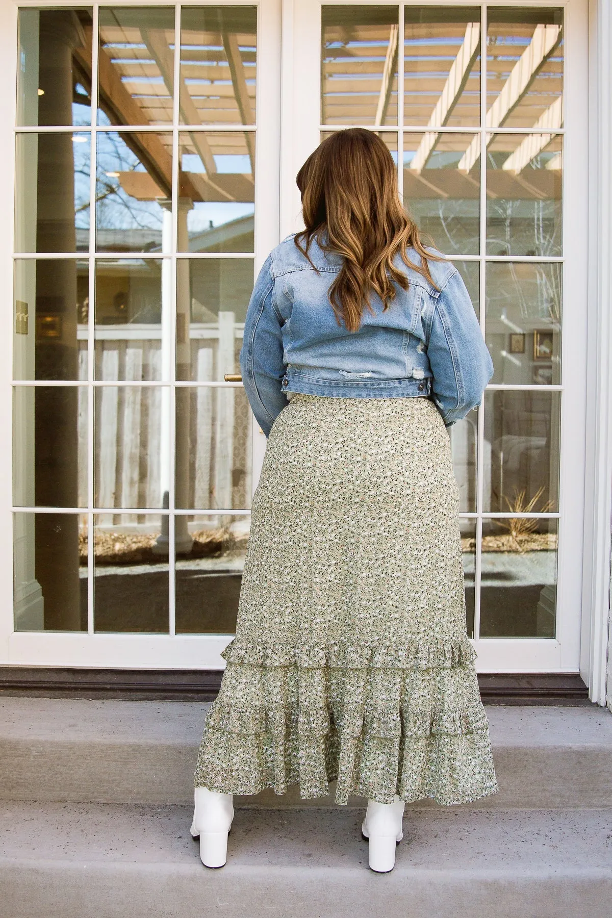 Floral Visons Skirt