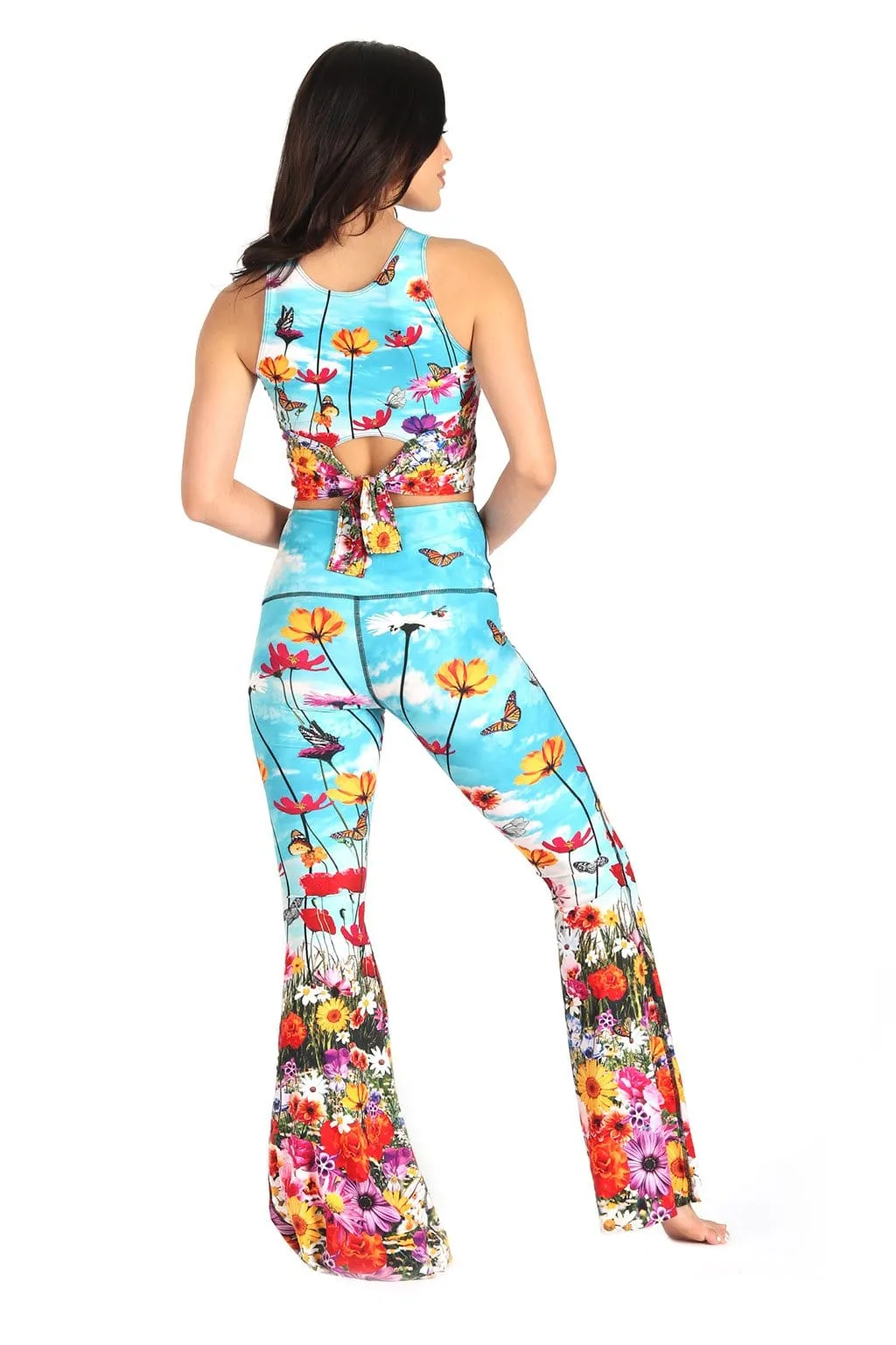 Flower Bomb Bell Bottoms