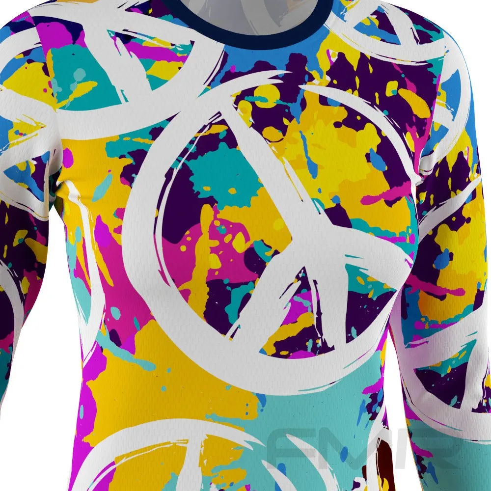 FMR Women's Printed Long Sleeve Running Shirt