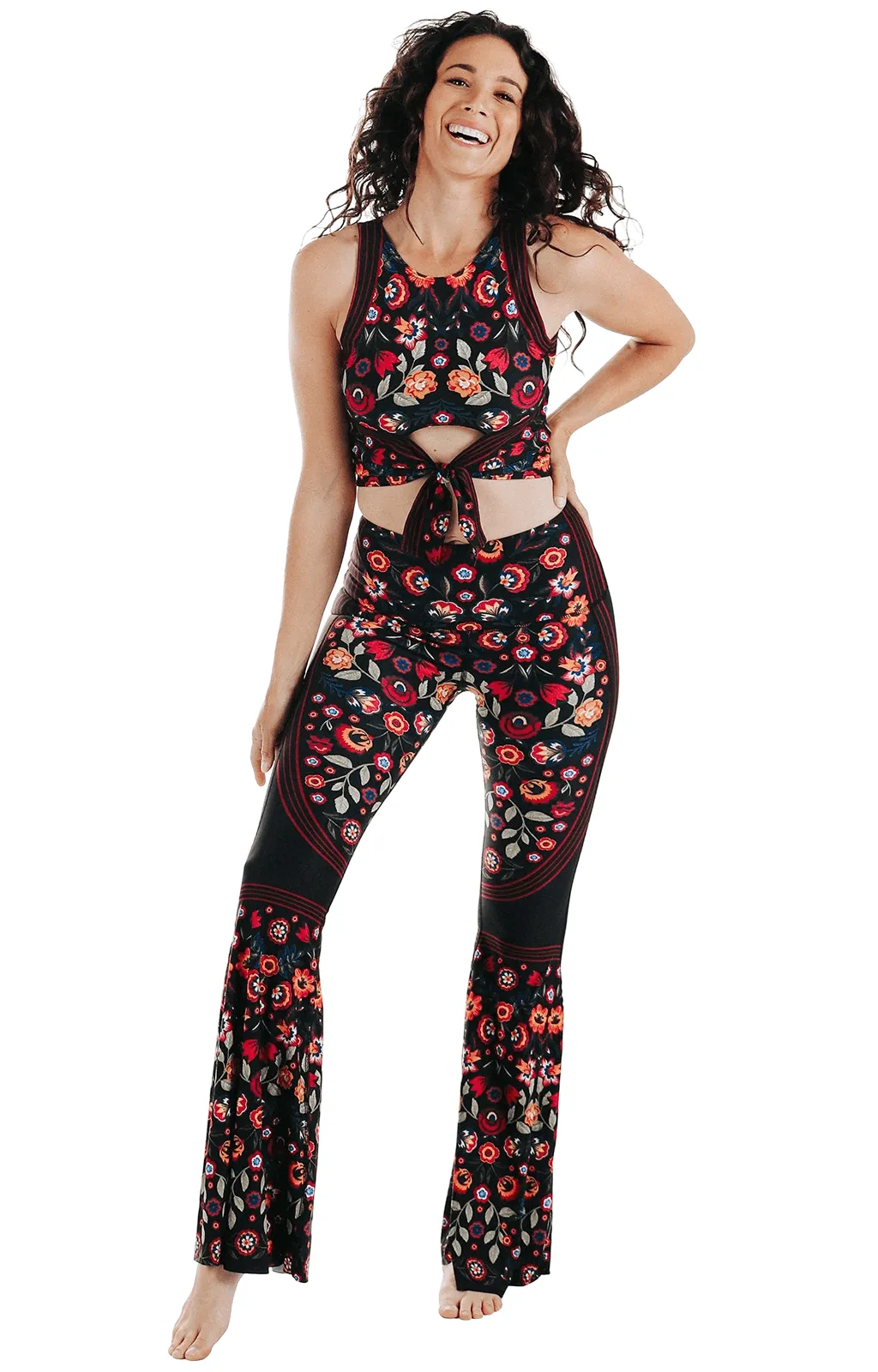 Folklore Printed Bell Bottoms