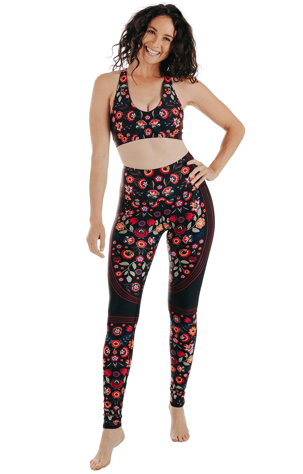 Folklore Printed Yoga Leggings