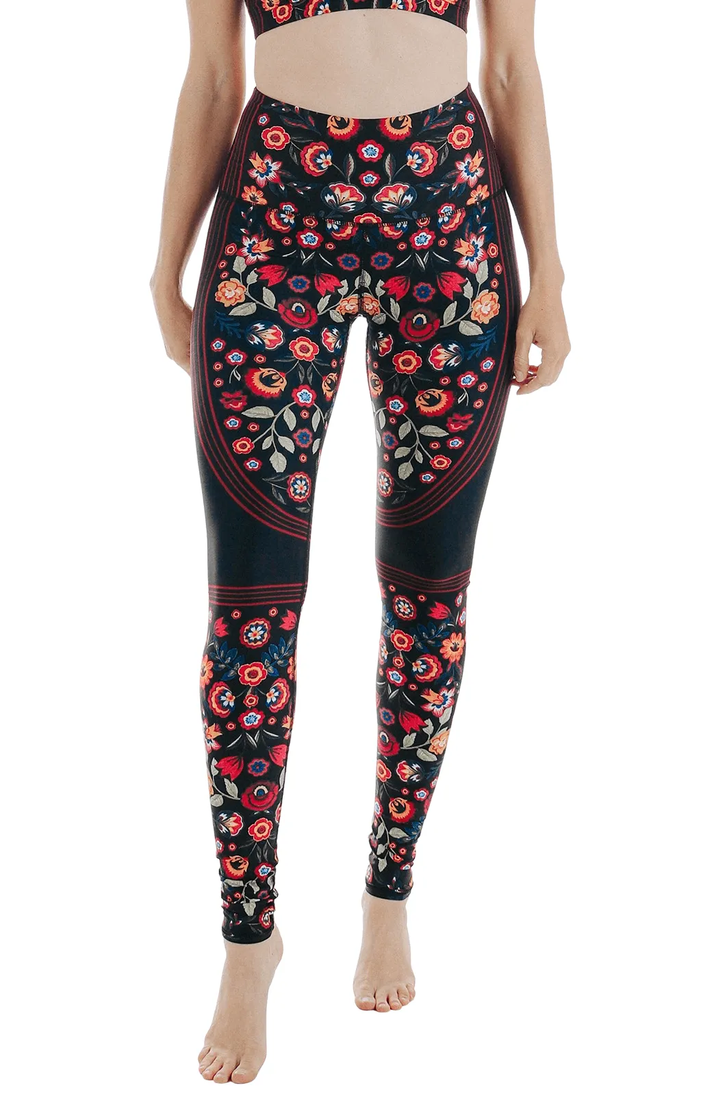 Folklore Printed Yoga Leggings