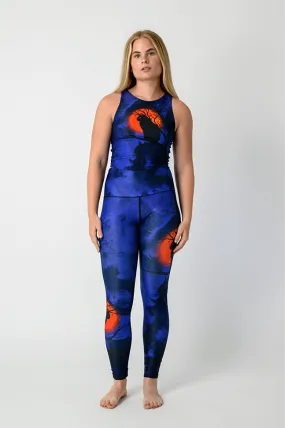 Friday the 13th Printed Yoga Crops