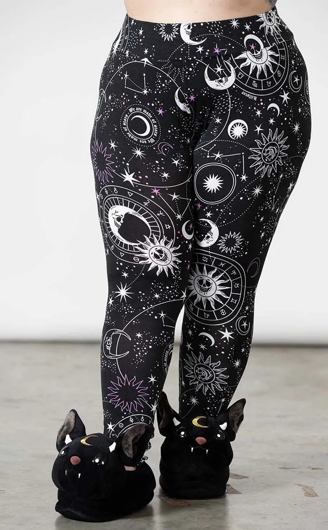 Galaxy Lounge Leggings [Plus-Size]