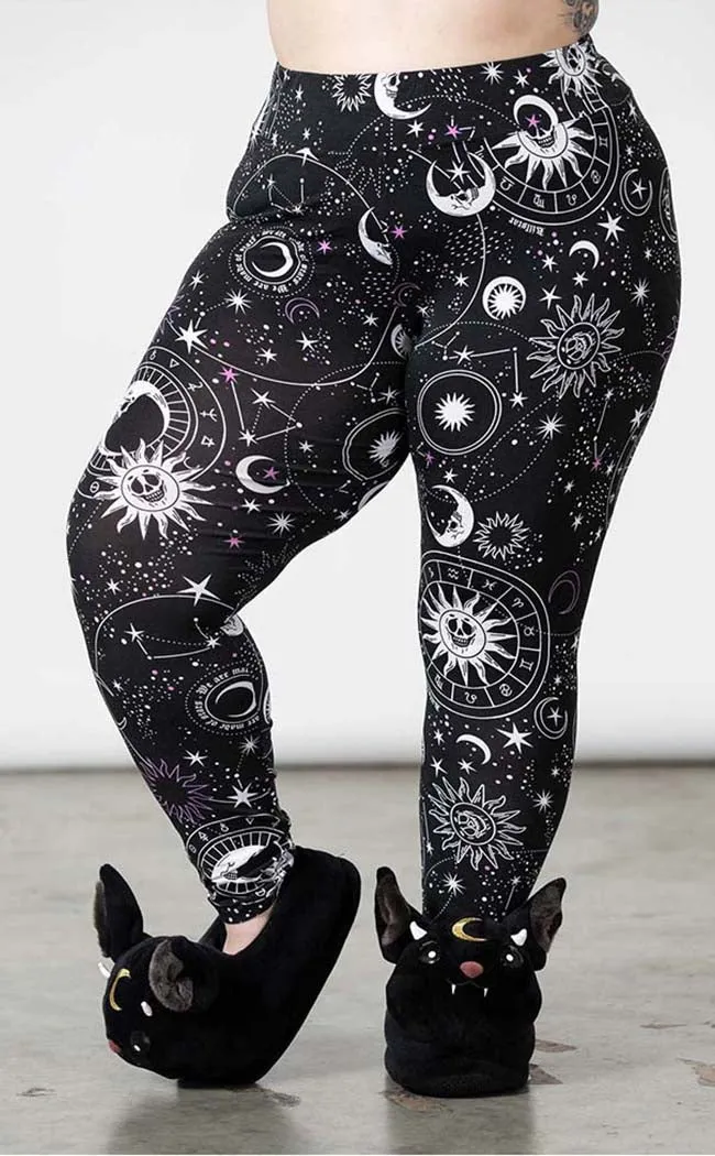 Galaxy Lounge Leggings [Plus-Size]