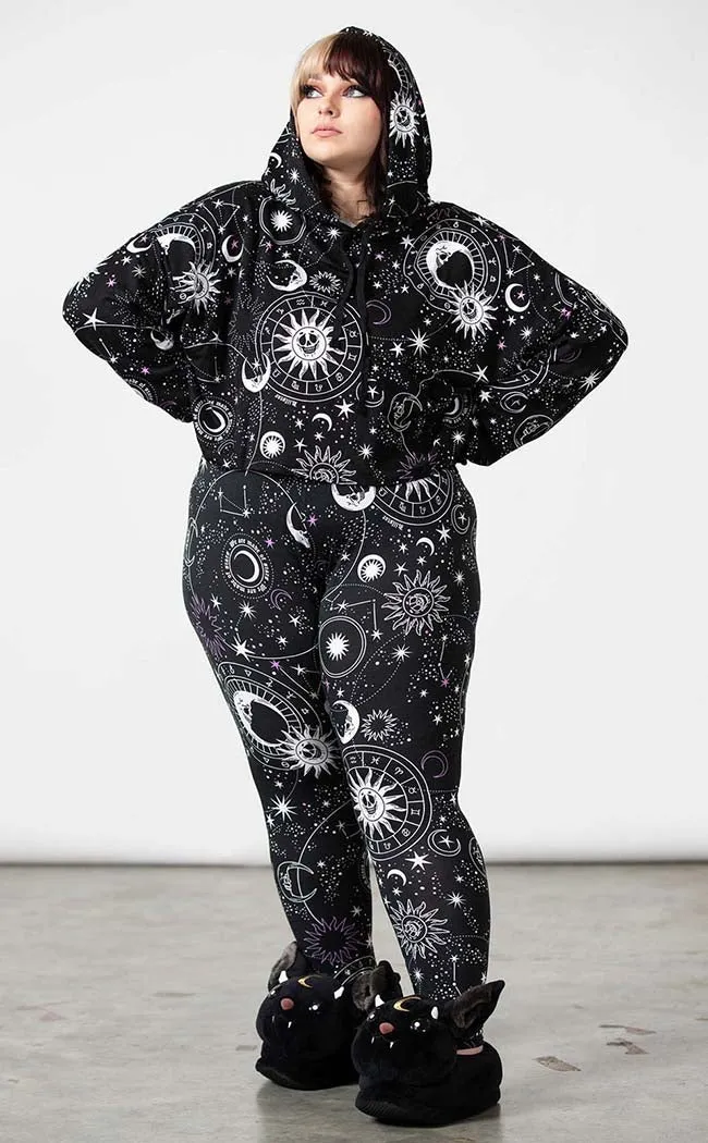 Galaxy Lounge Leggings [Plus-Size]