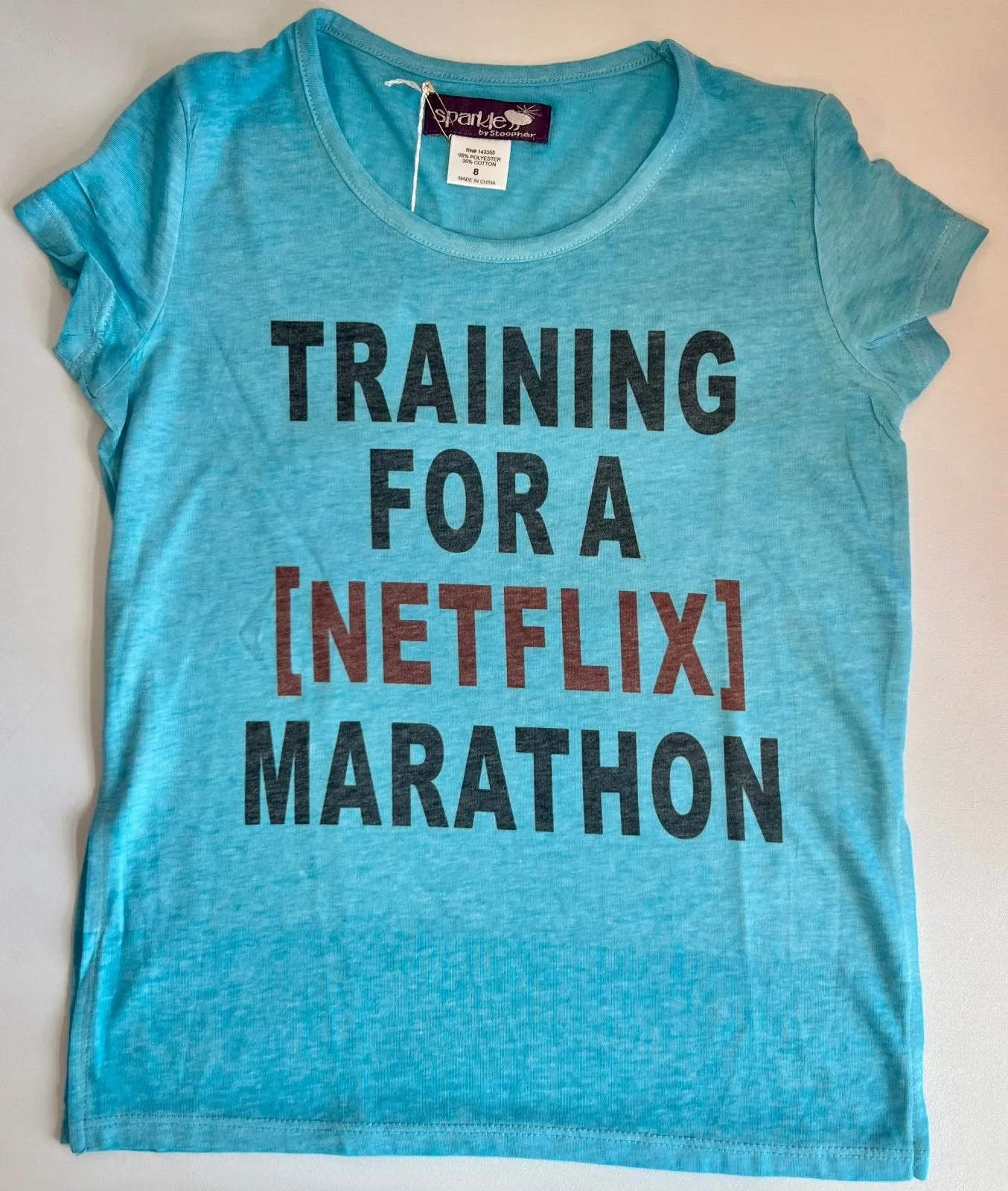 Girls Training For a Netflix Marathon T shirt