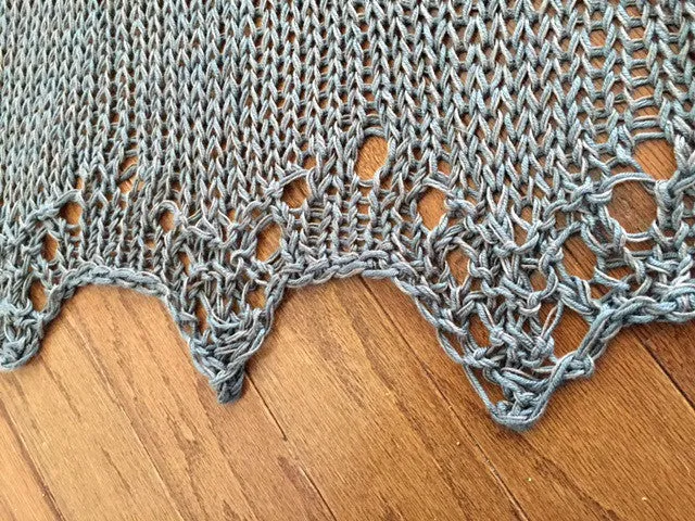 Grey Ghost shawl pattern