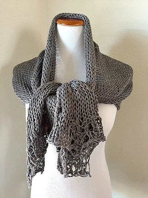 Grey Ghost shawl pattern