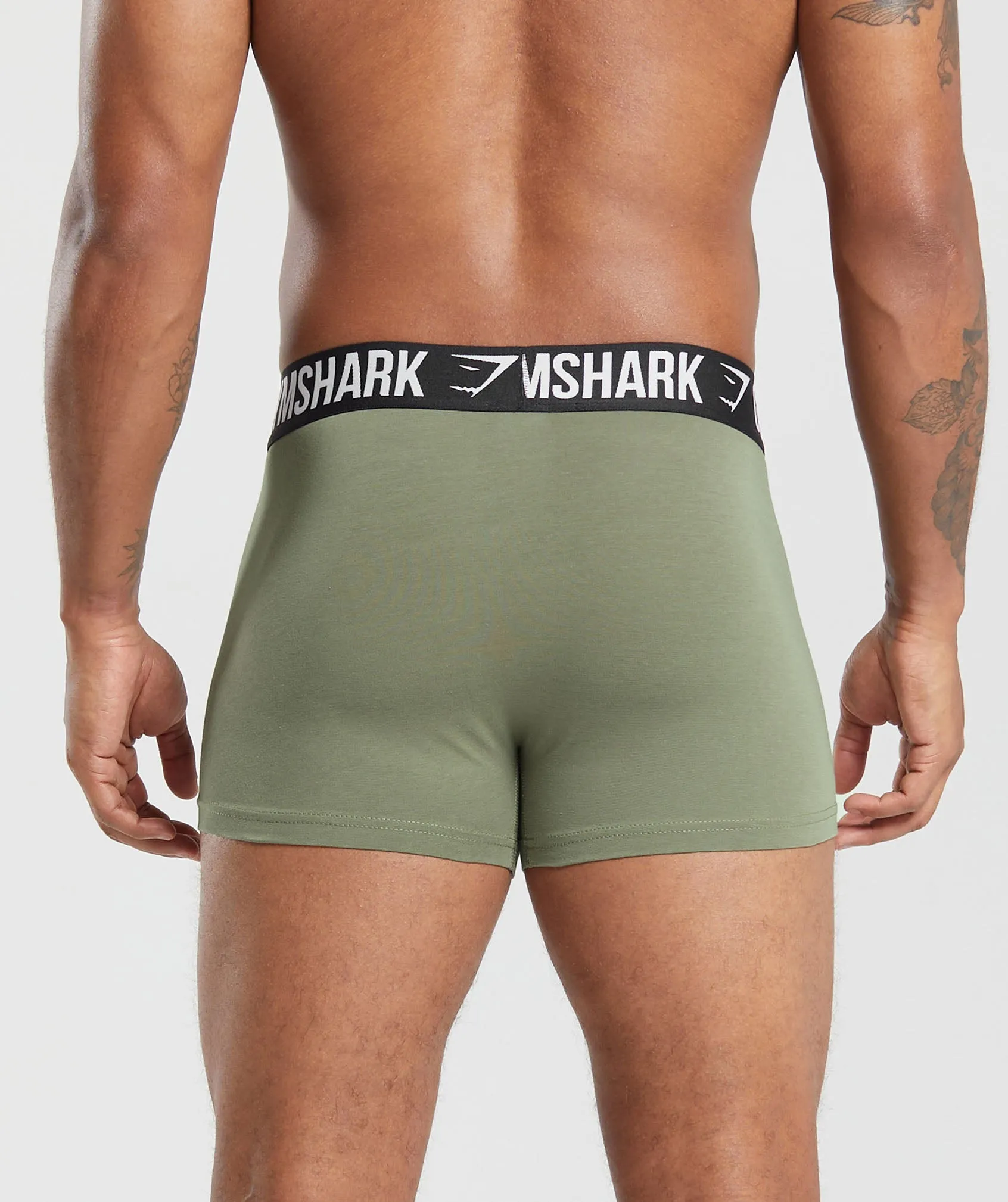 Gymshark Boxer Brief 5PK - Utility Green