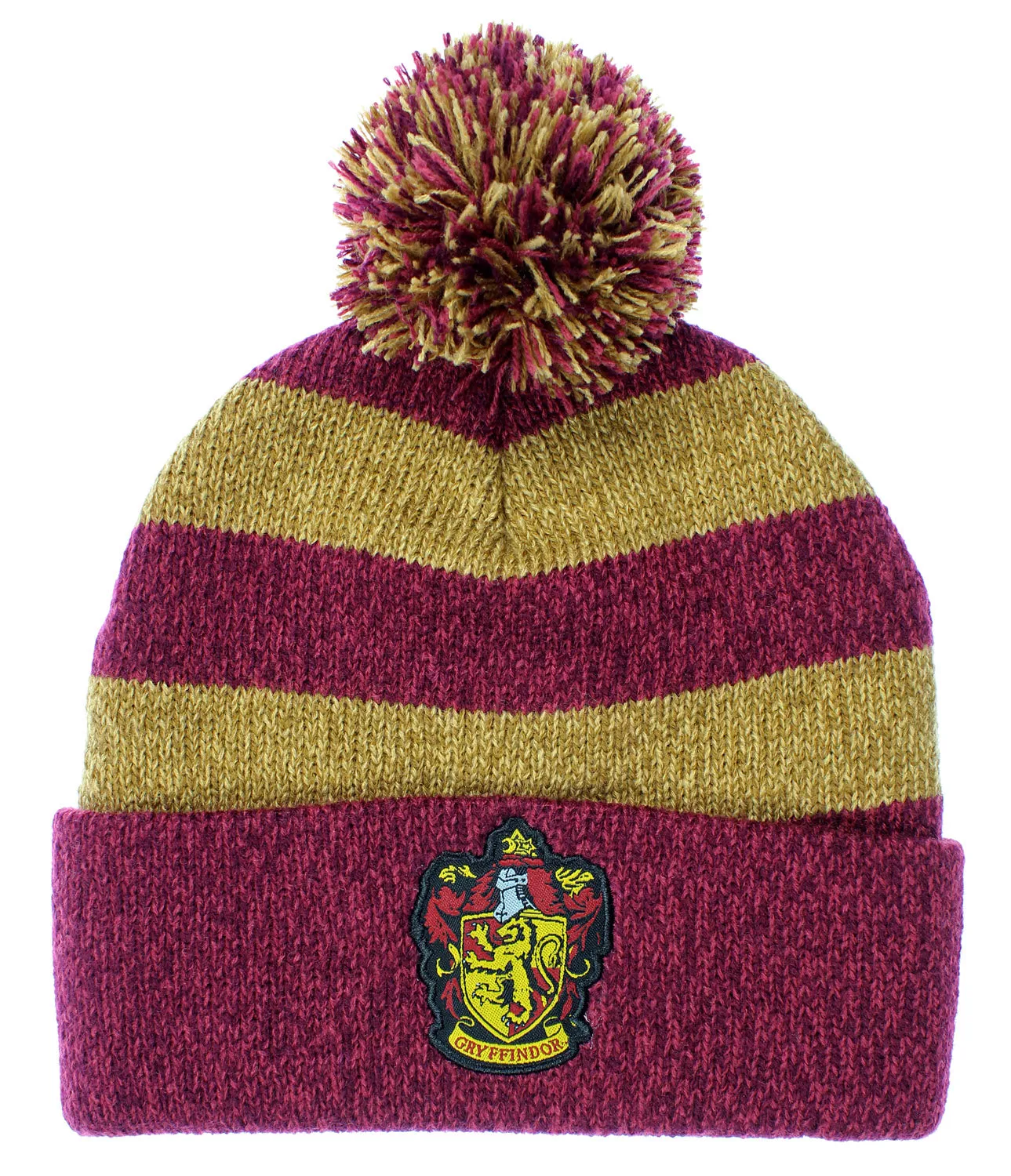 Harry Potter Hogwarts Houses Knit Scarf & Pom Beanie Set