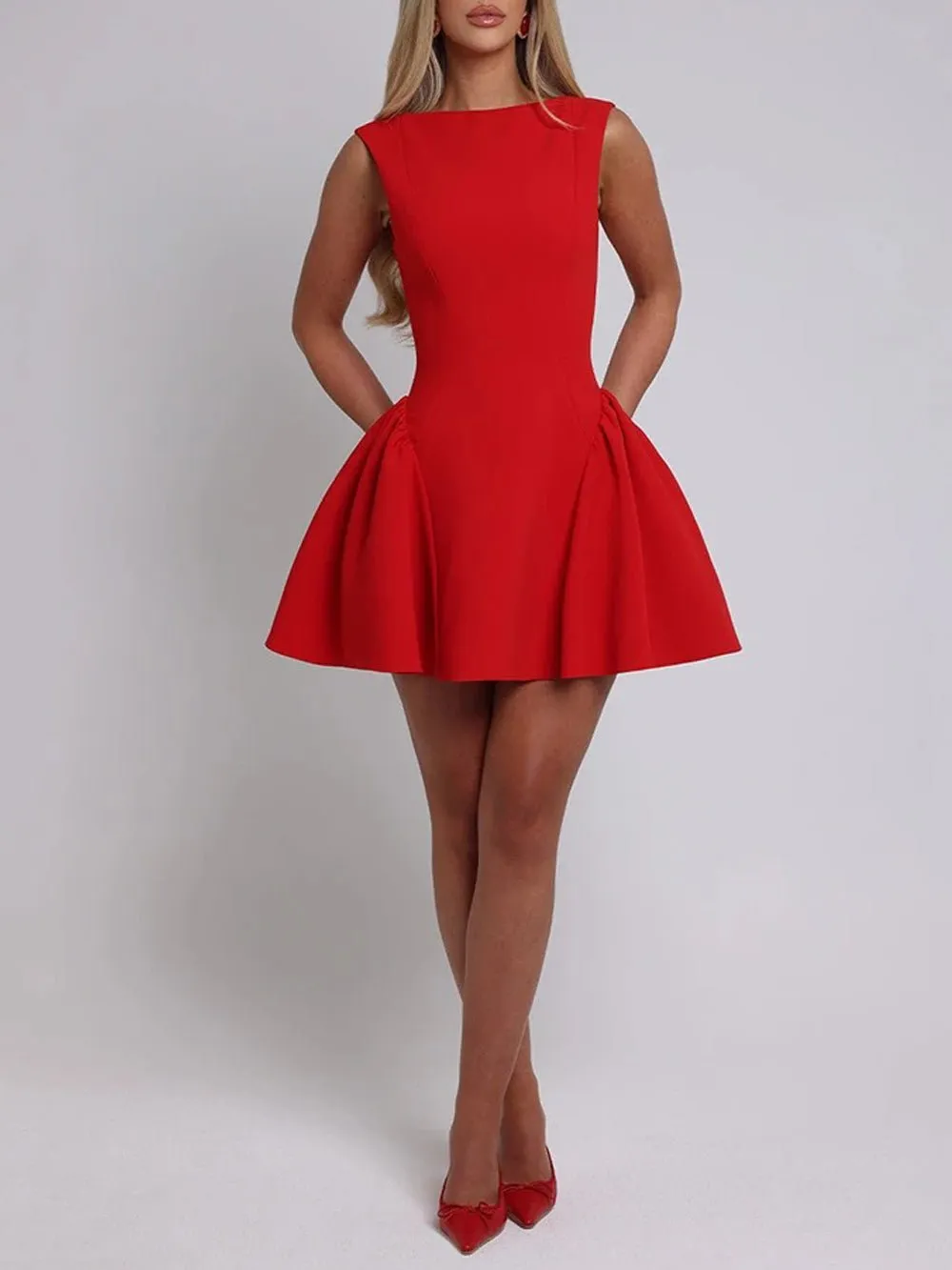 Hazel Backless Bodycon Mini Dress