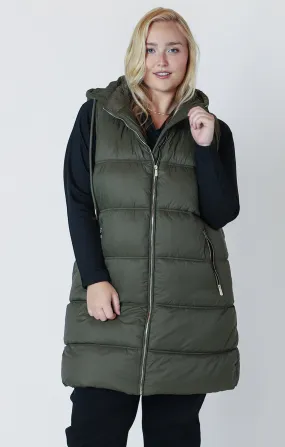 Hooded Puffer Vest (Dex) (Plus)