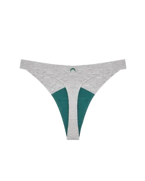 Huha High Rise Thong Mineral Undies Grey