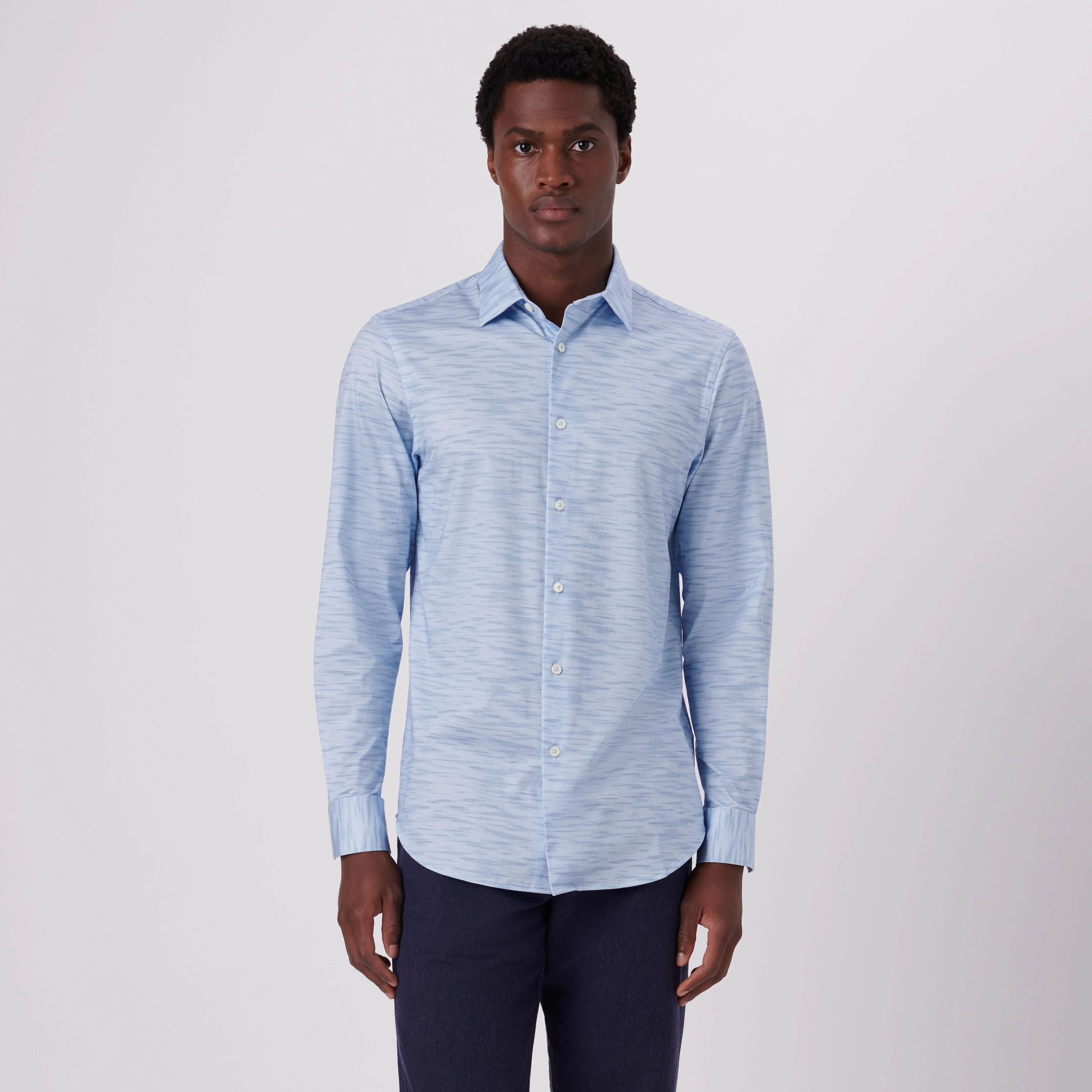 James Striated Print OoohCotton Shirt