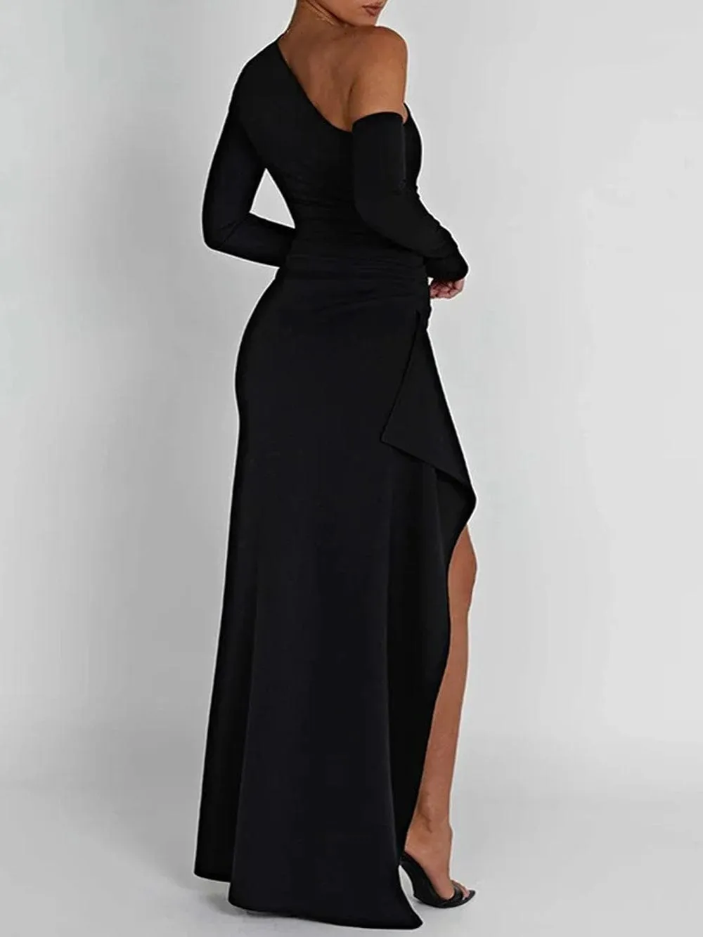 Janelle Backless Bodycon Split Maxi Dress