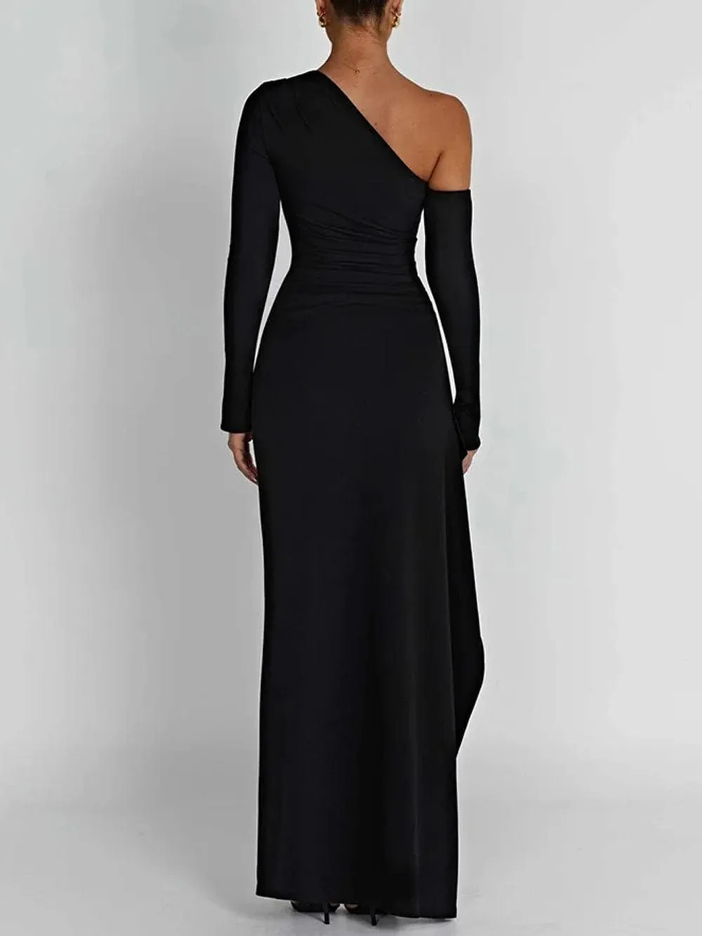 Janelle Backless Bodycon Split Maxi Dress