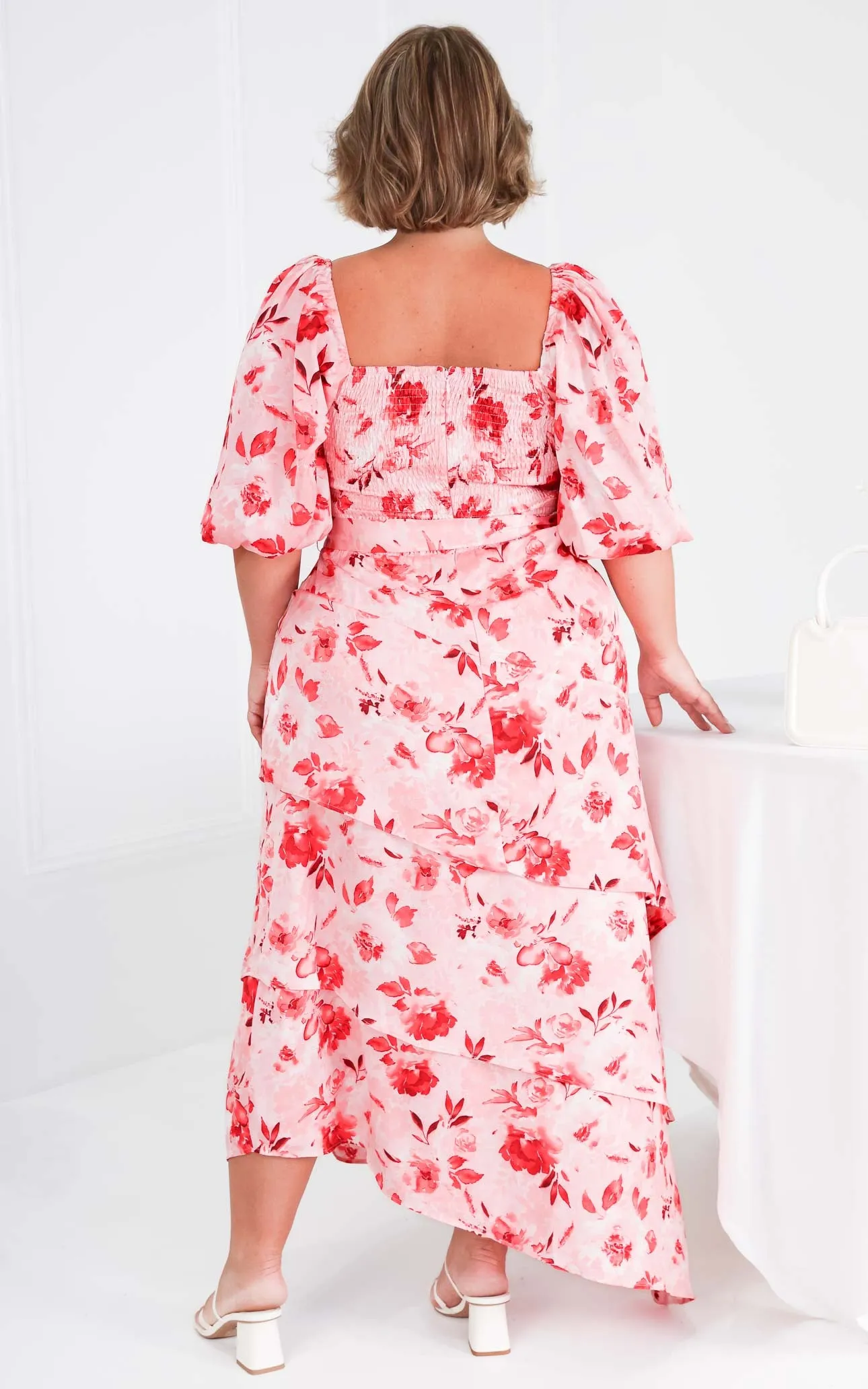 Janice Maxi Dress - Pink Floral