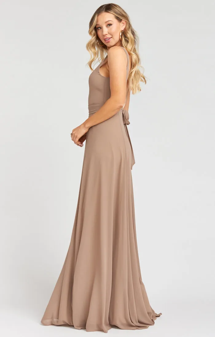 Jenn Maxi Dress ~ Dune Chiffon