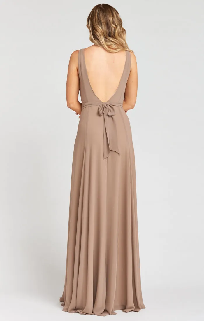 Jenn Maxi Dress ~ Dune Chiffon