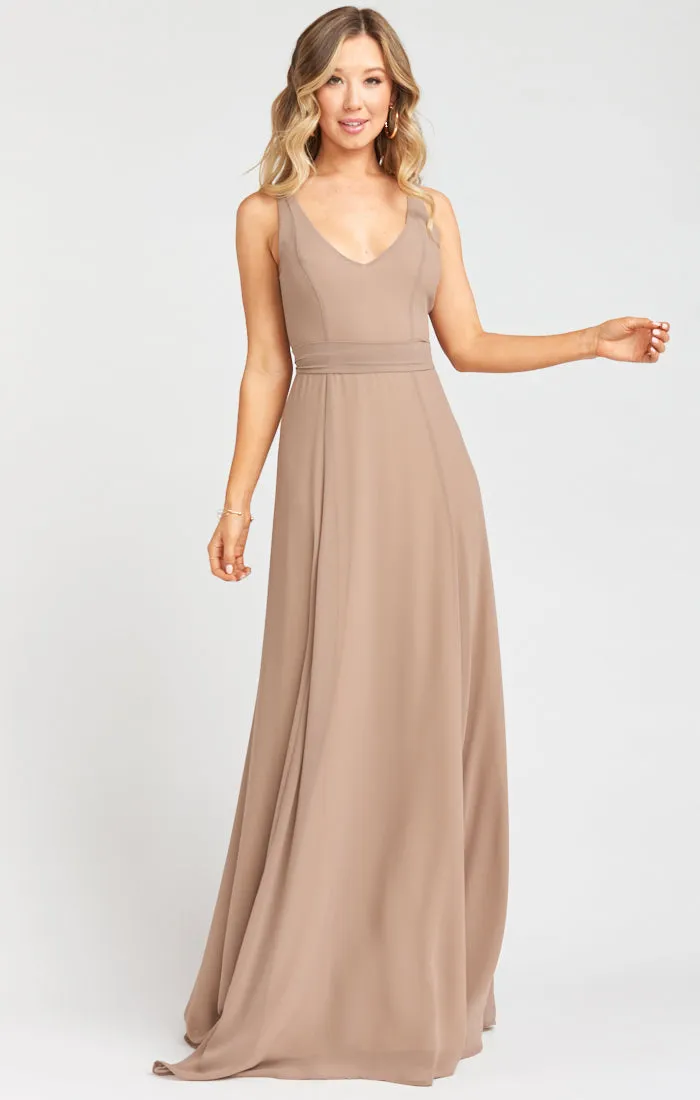 Jenn Maxi Dress ~ Dune Chiffon