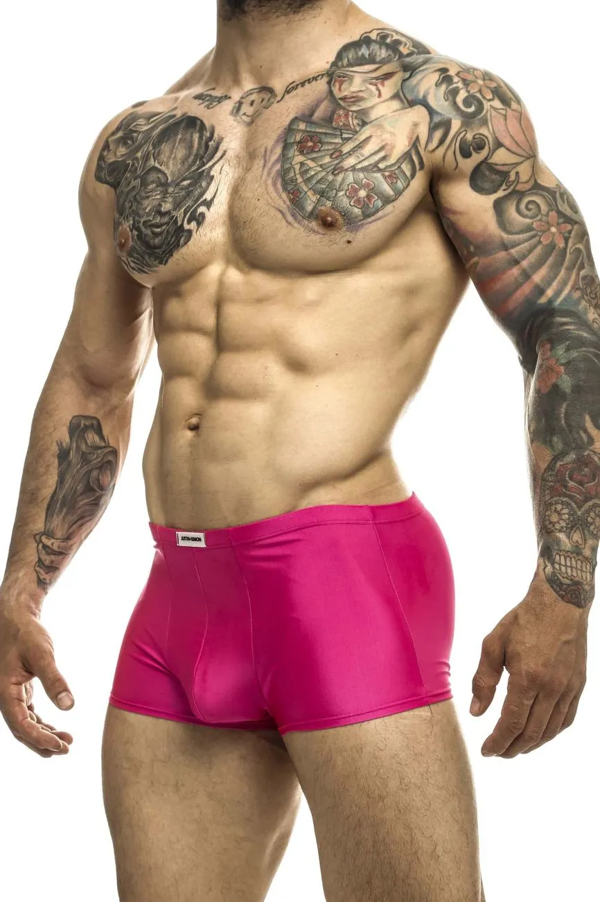 JUSTIN SIMON XSJ08 Classic Trunks Color Hot Pink