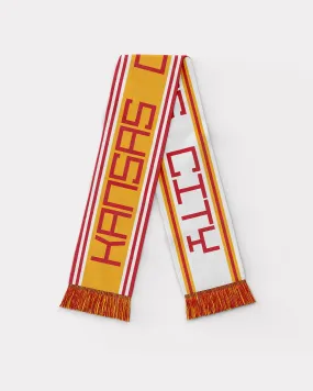 Kansas City Hometown Gold and Red Scarf