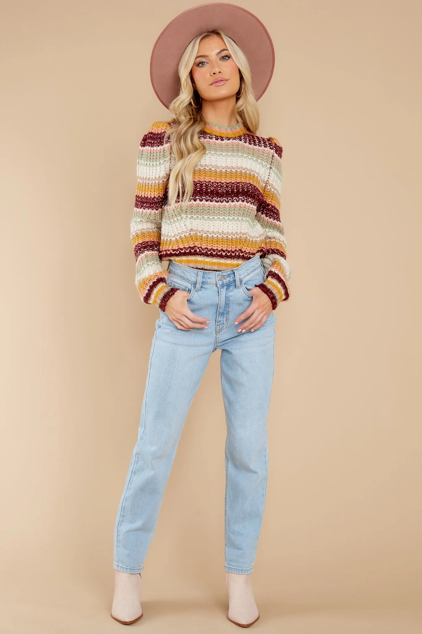 Khalida Multi Stripe Sweater