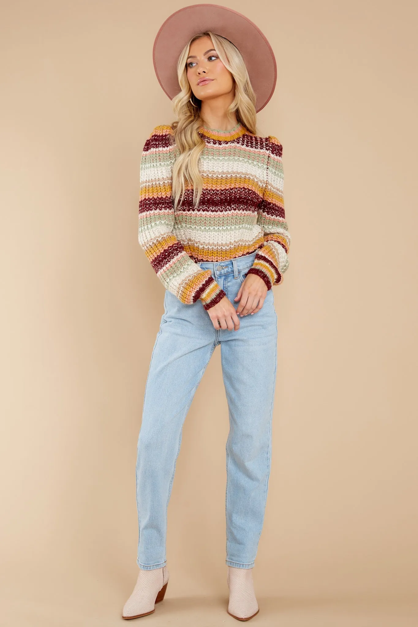 Khalida Multi Stripe Sweater