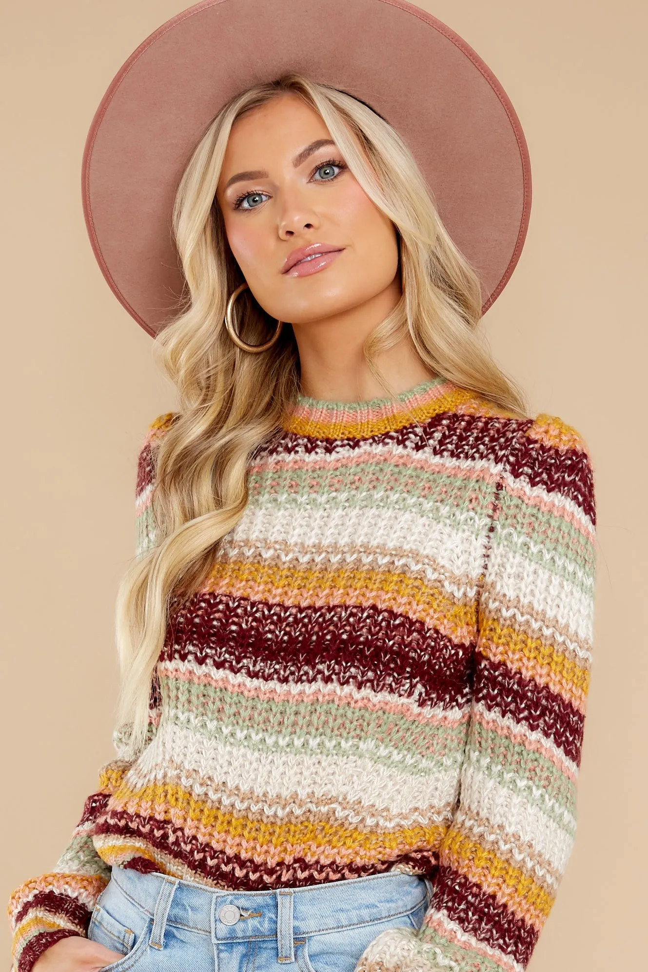 Khalida Multi Stripe Sweater