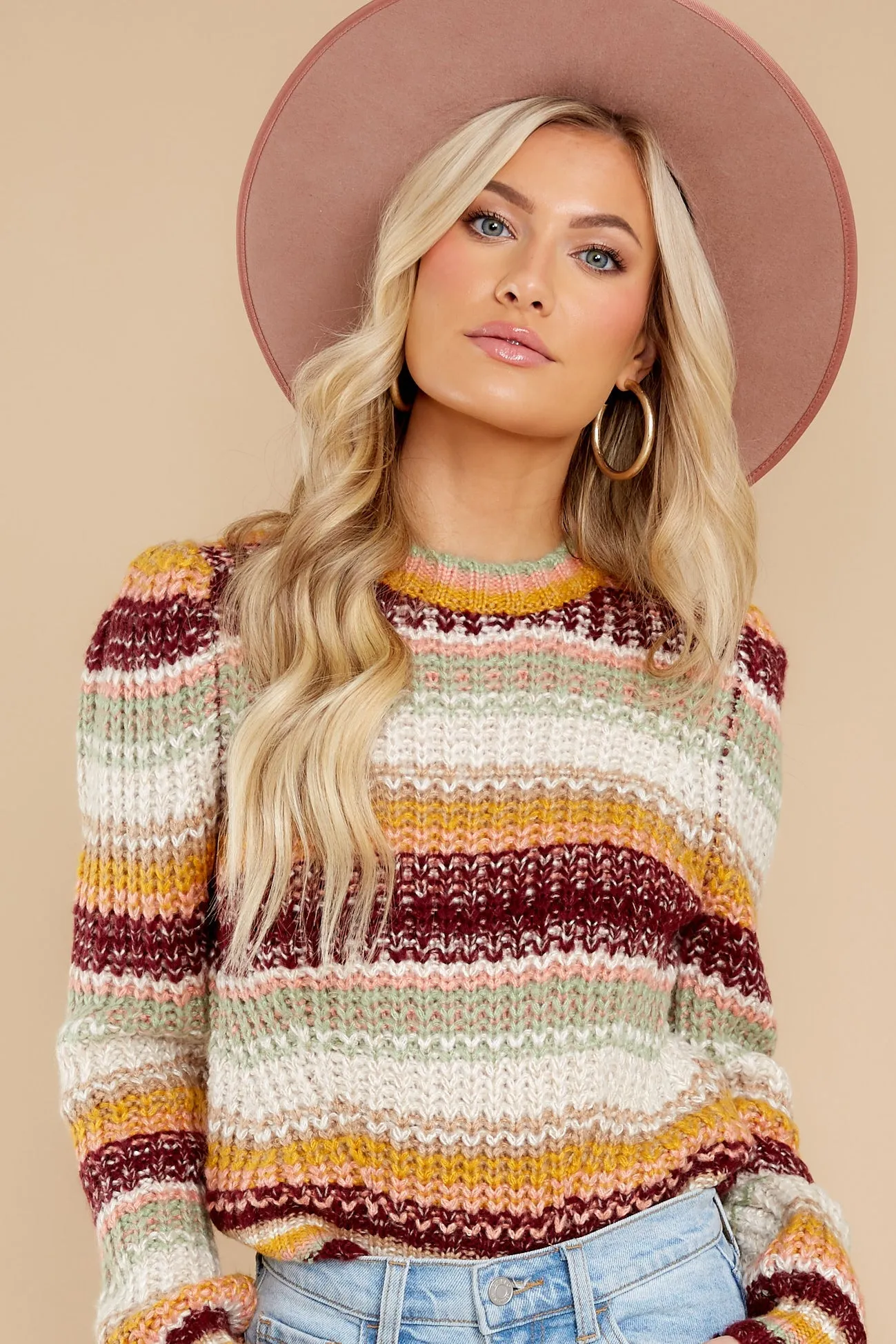 Khalida Multi Stripe Sweater