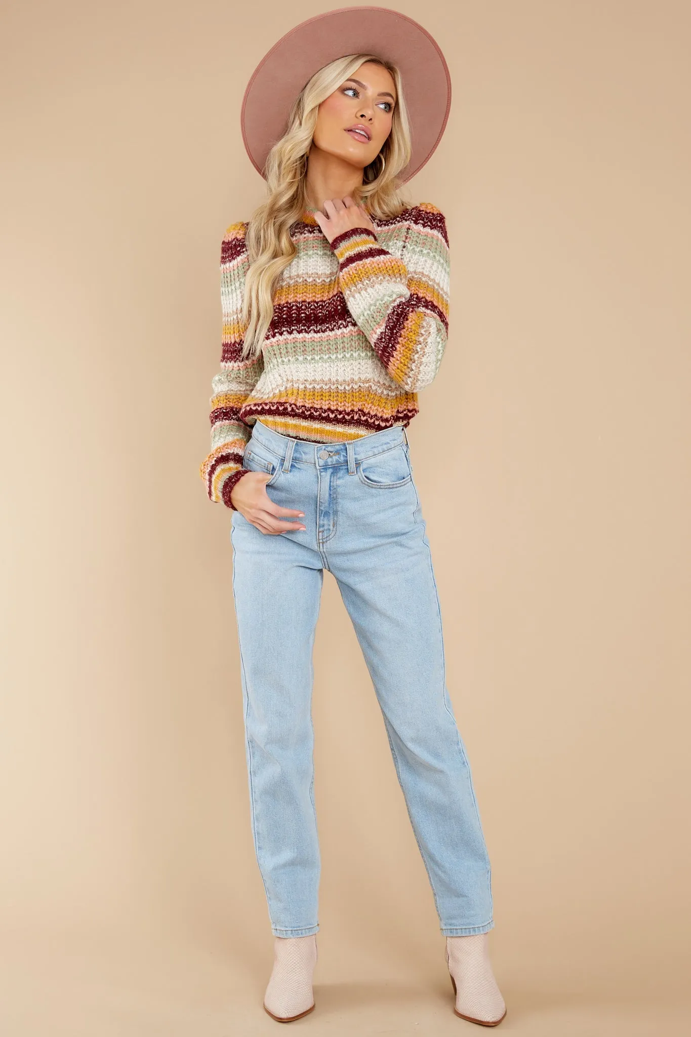 Khalida Multi Stripe Sweater