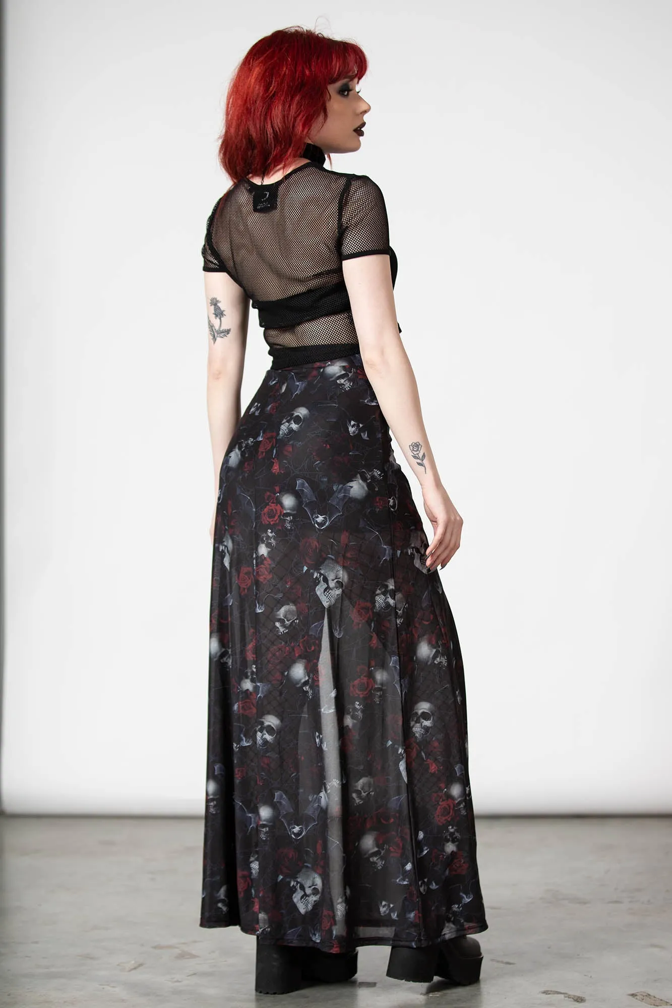 Kleadora Mesh Maxi Skirt