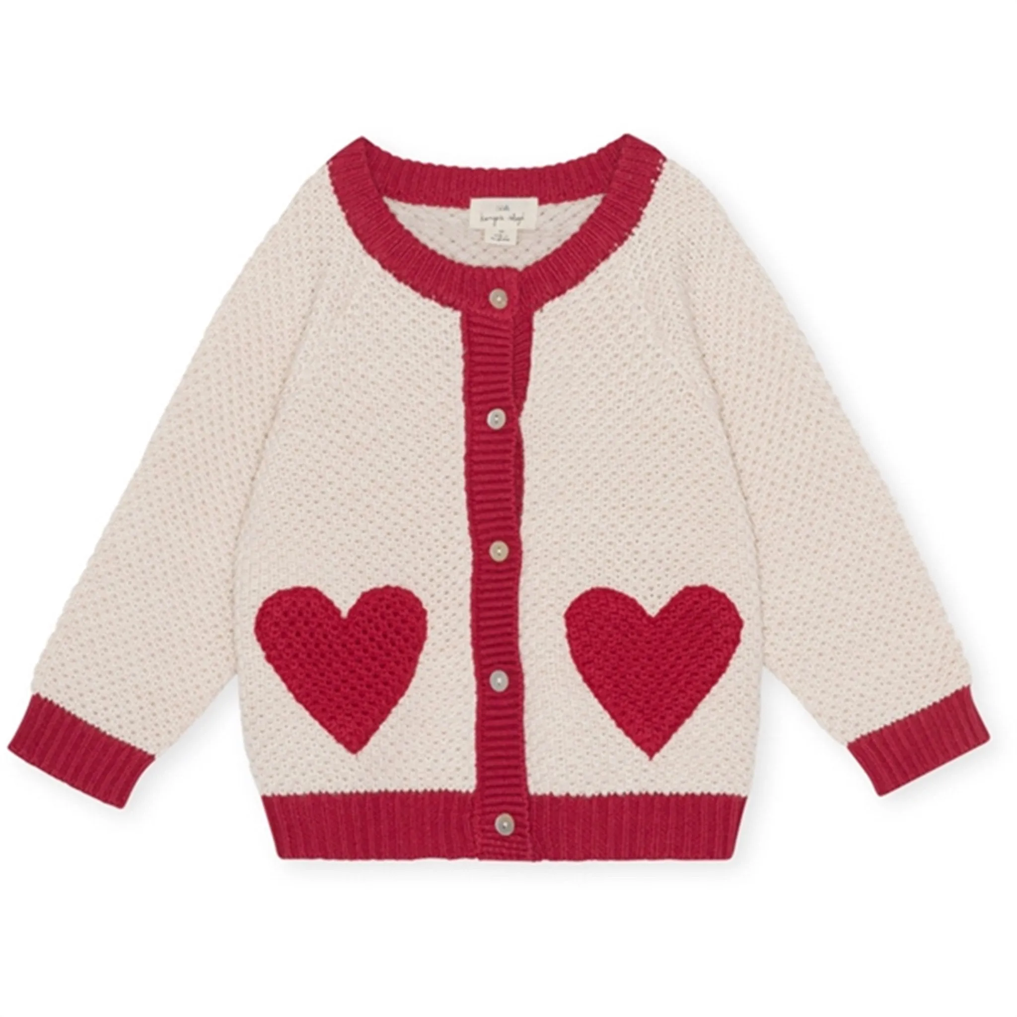 Konges Sløjd Heart Mix Arc Strik Wool Cardigan