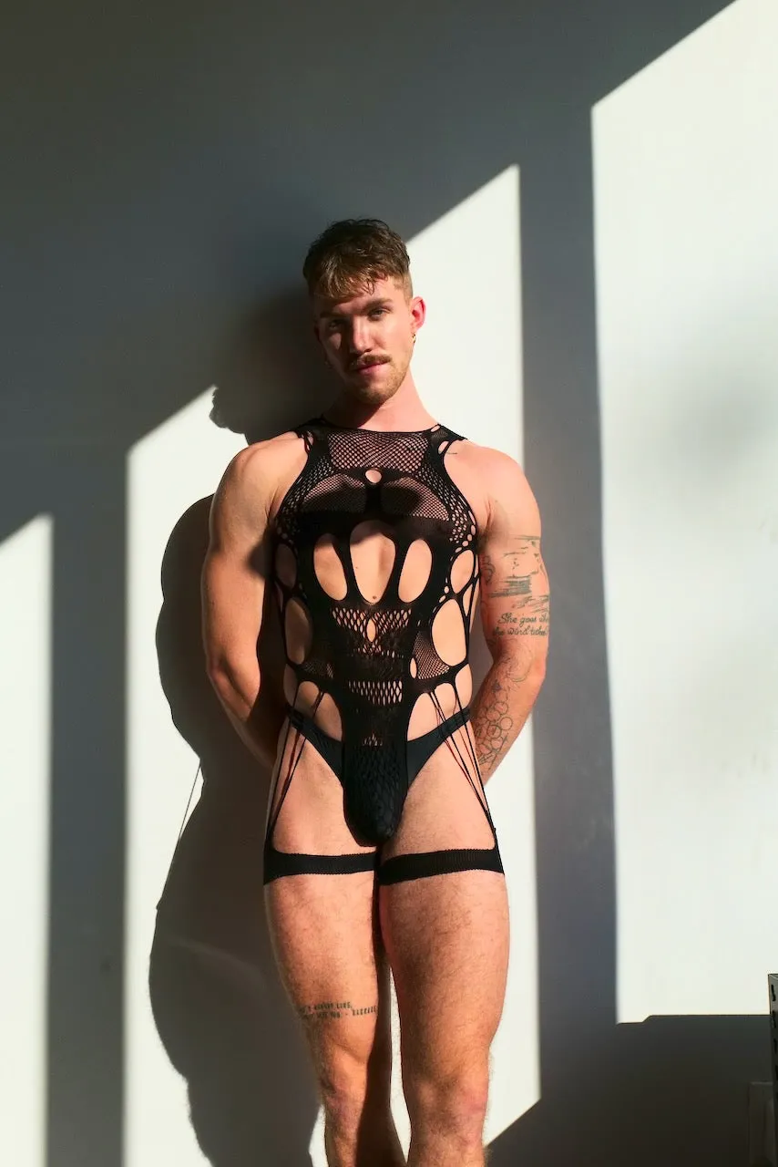 LEAK NYC TRINITY BODYSUIT BLACK