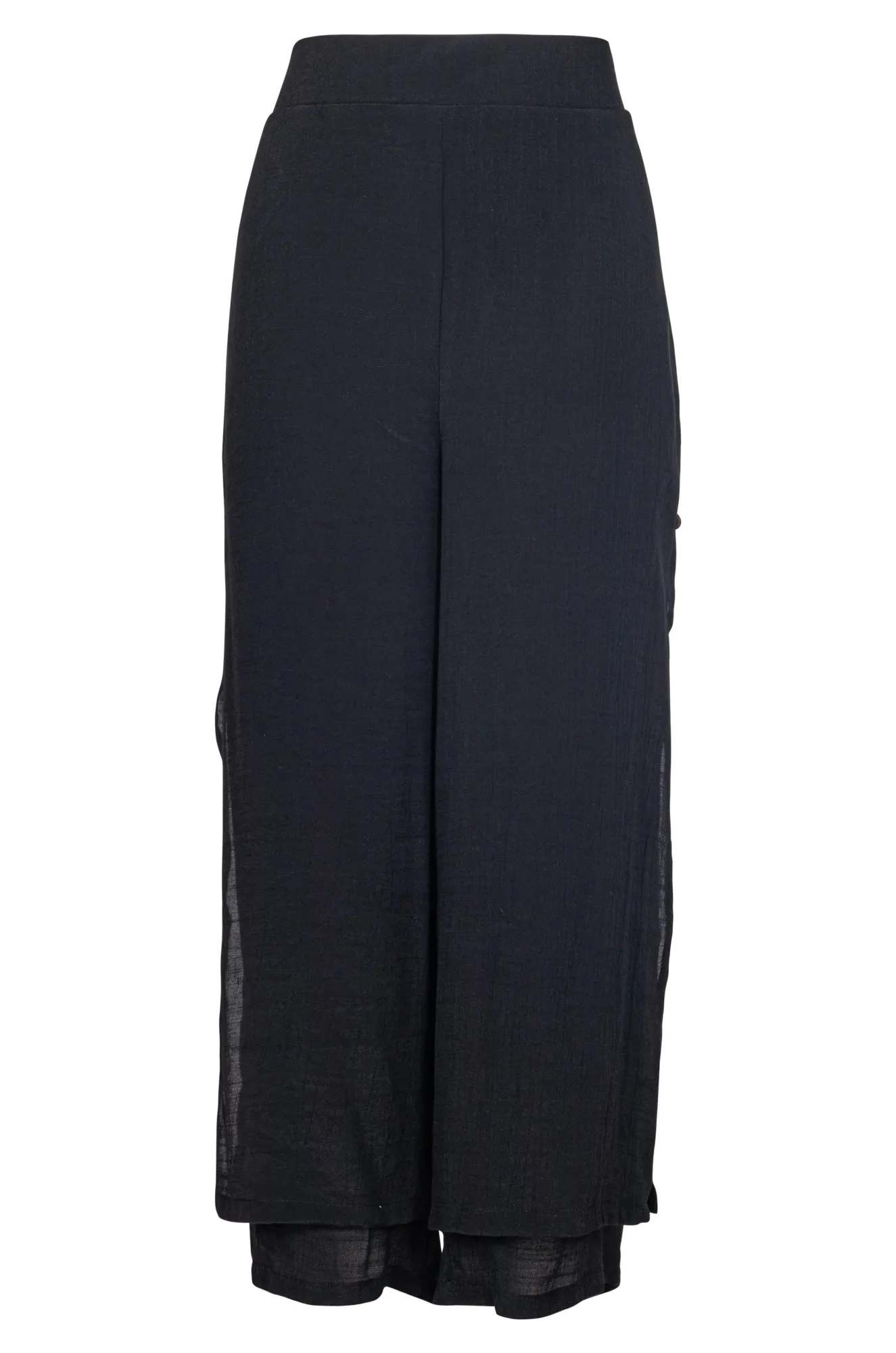 Lite weight Culottes | Black | 8838A1